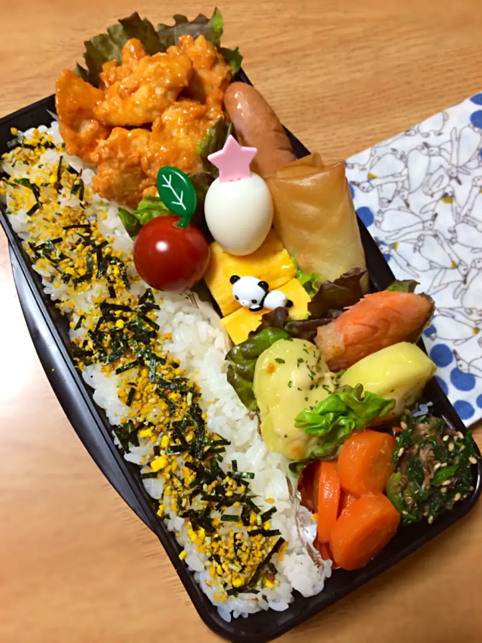 Snapdishの料理写真:旦那さんのお弁当|ゆ◎◯◎☆さん