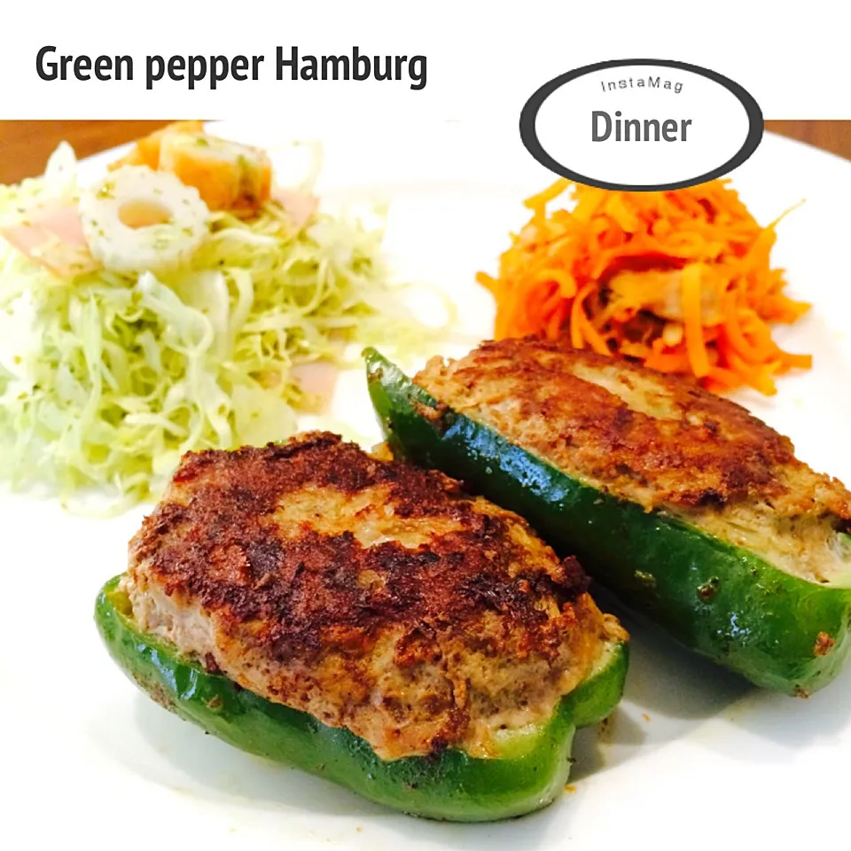 Green pepper Hamburg!!✨|まきんすぱん///さん