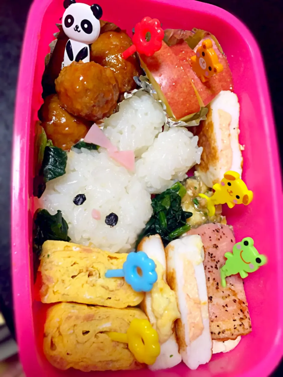 うさぎさんお弁当|あんみさん