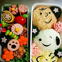 スヌーピー弁当☆息子ｸﾝver.2015 キャラ弁