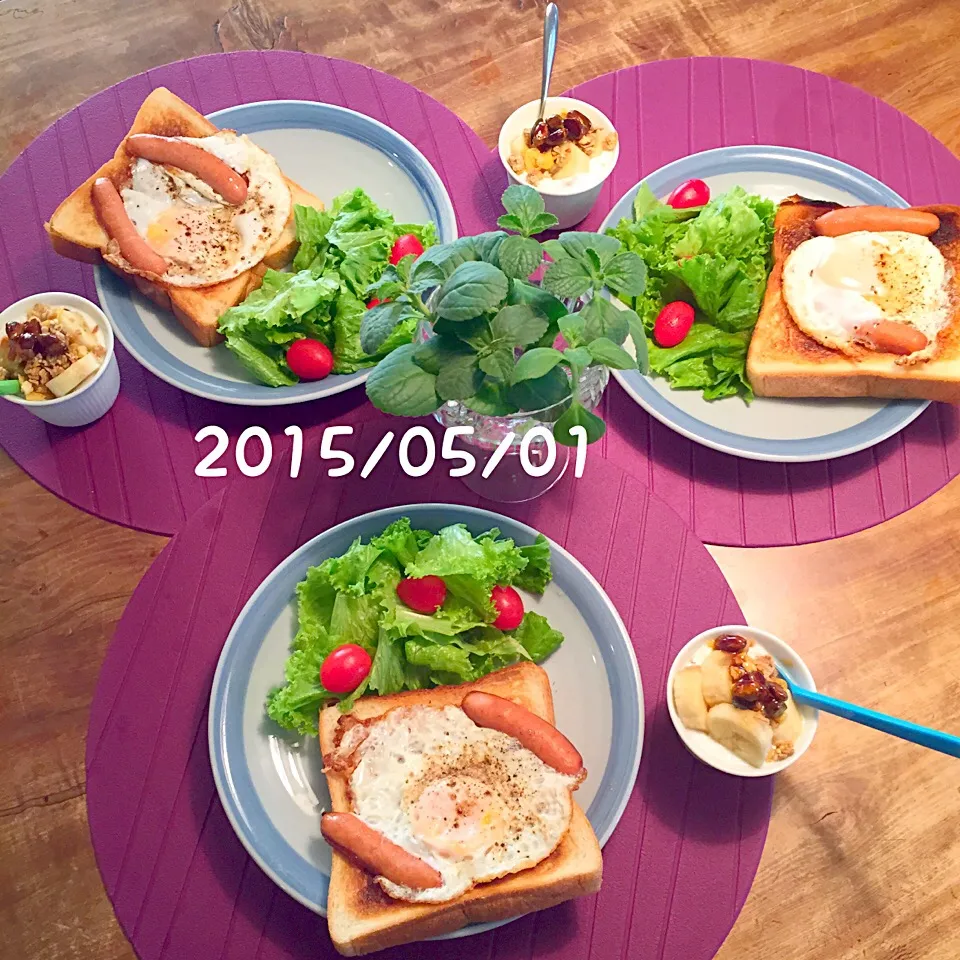 Snapdishの料理写真:朝ごはん 2015・5・1|ローゼルさん