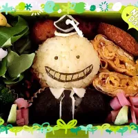 Snapdishの料理写真:殺先生キャラ弁|シロクマホットケーキさん