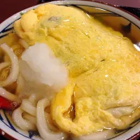 Snapdishの料理写真:丸亀製麺のだし玉肉あんかけうどん|mcさん