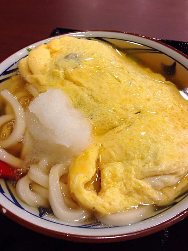 丸亀製麺のだし玉肉あんかけうどん|mcさん