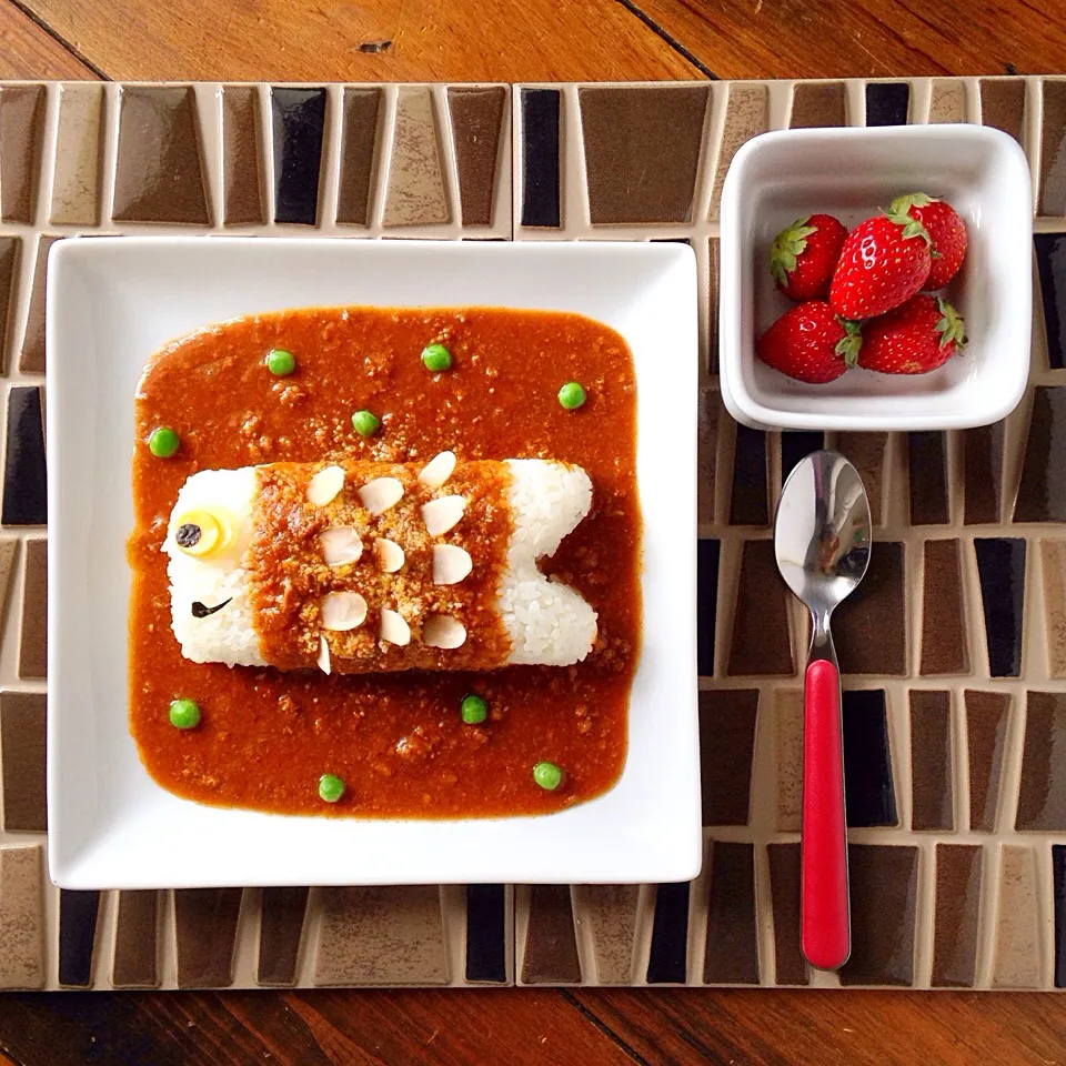 こどもの日はカレーで決まり！こいのぼりデコカレー|ザッキー☆さん