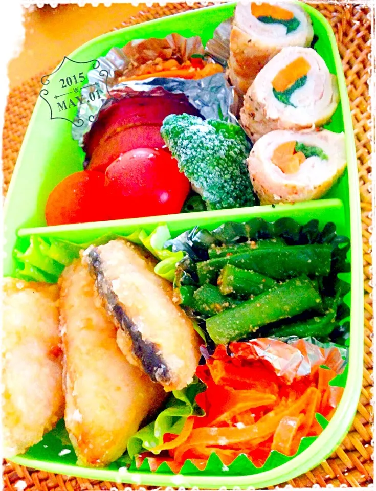 Snapdishの料理写真:旦那さんの、お弁当|SakuSakuさん