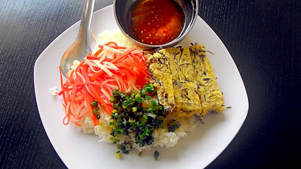 Traditional Viet Broken rice with Pork meatloaf #Lunch #Breakfast/Brunch|Naked chefさん