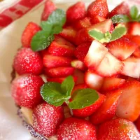 Snapdishの料理写真:いちごのタルト🍓|allen731さん