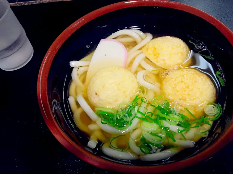 明石焼きうどん@新大阪駅ホーム　 #明石焼き　 #うどん　 #新大阪|せいこさん