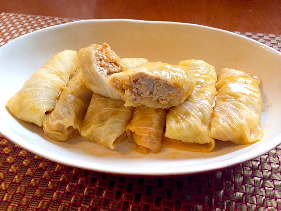 Kestane Püresi<ｹｽﾀﾈ･ﾋﾟｭﾚｼ>stuffed cabbage🌀ﾄﾙｺ風ﾛｰﾙ･ｷｬﾍﾞﾂ|🌈Ami🍻さん