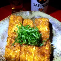 Snapdishの料理写真:豆腐のおかか揚げ