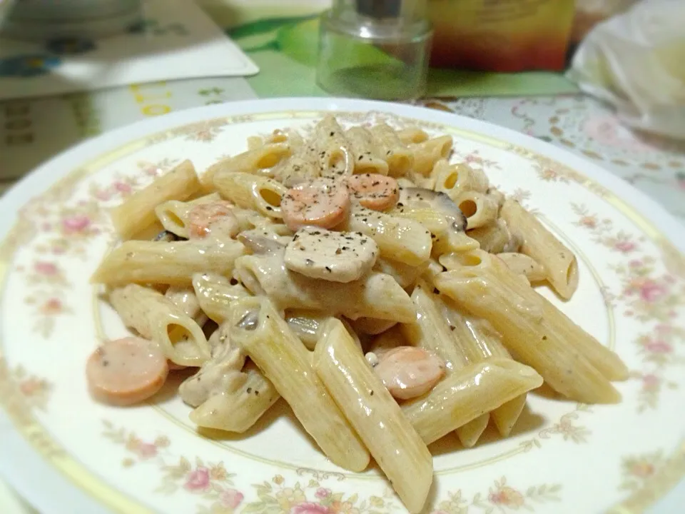 Penne carbonara|msaprileeさん