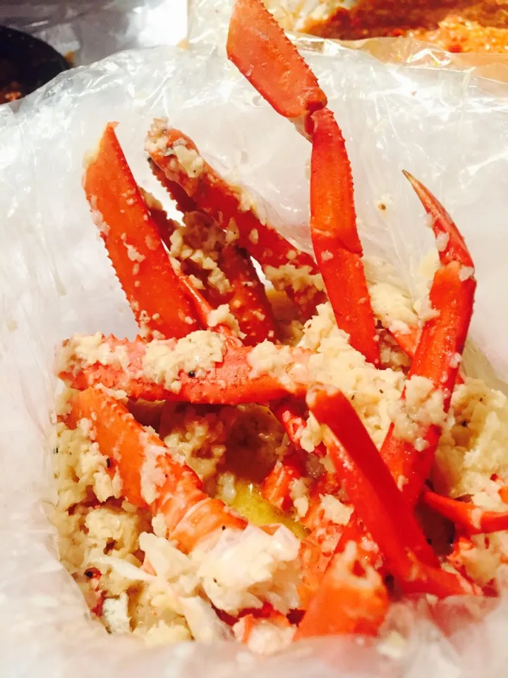 Garlic Butter Russian Crab|Queenさん