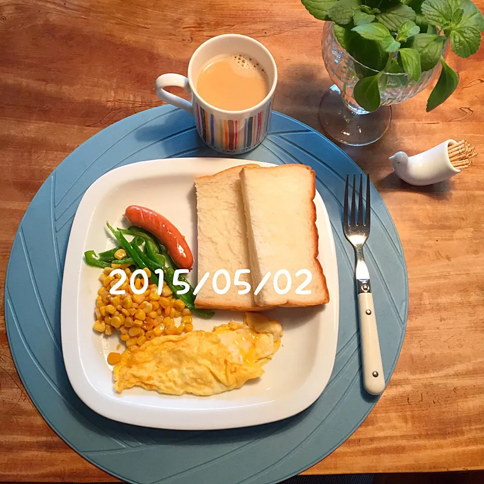 Snapdishの料理写真:朝ごはん 2015・5・2|ローゼルさん