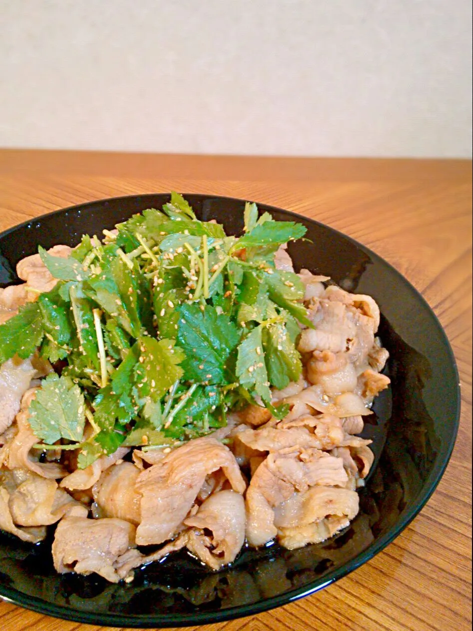 boild pork slice dressed with sweet soy sauce!!|和田 匠生さん