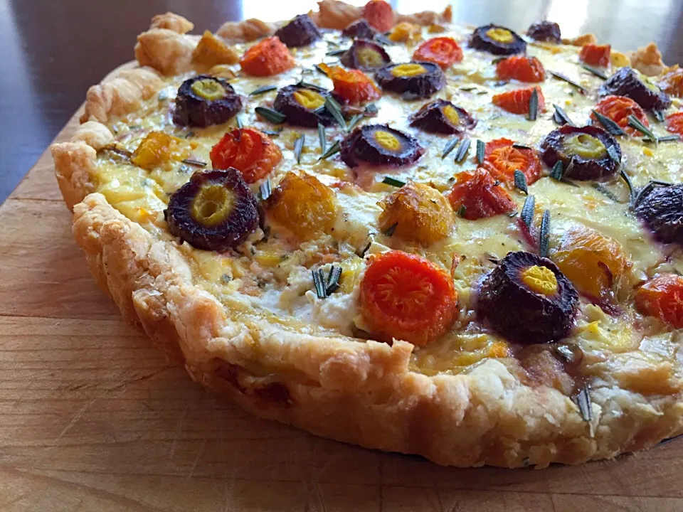 rainbow carrot tart|Matthew Cashenさん