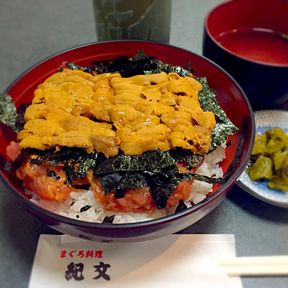 紀文 うに鉄火丼(特)|cakeさん