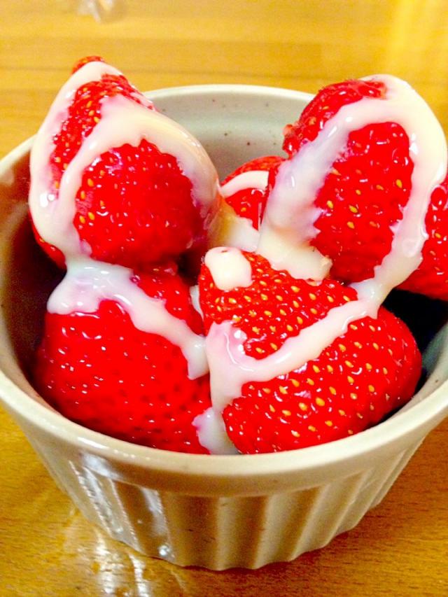 主婦の味方 いちごと練乳で作る料理 レシピセレクト Snapdish スナップディッシュ