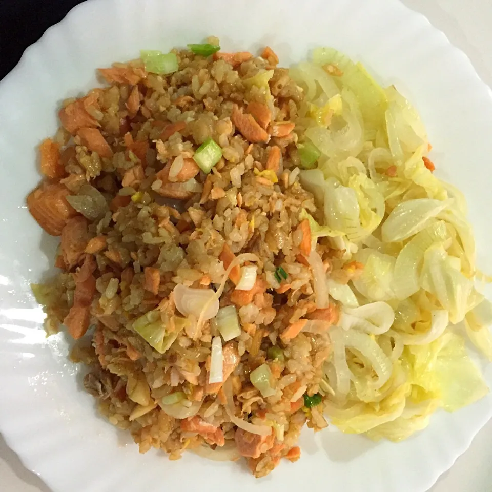 Salmon fried rice|liliさん