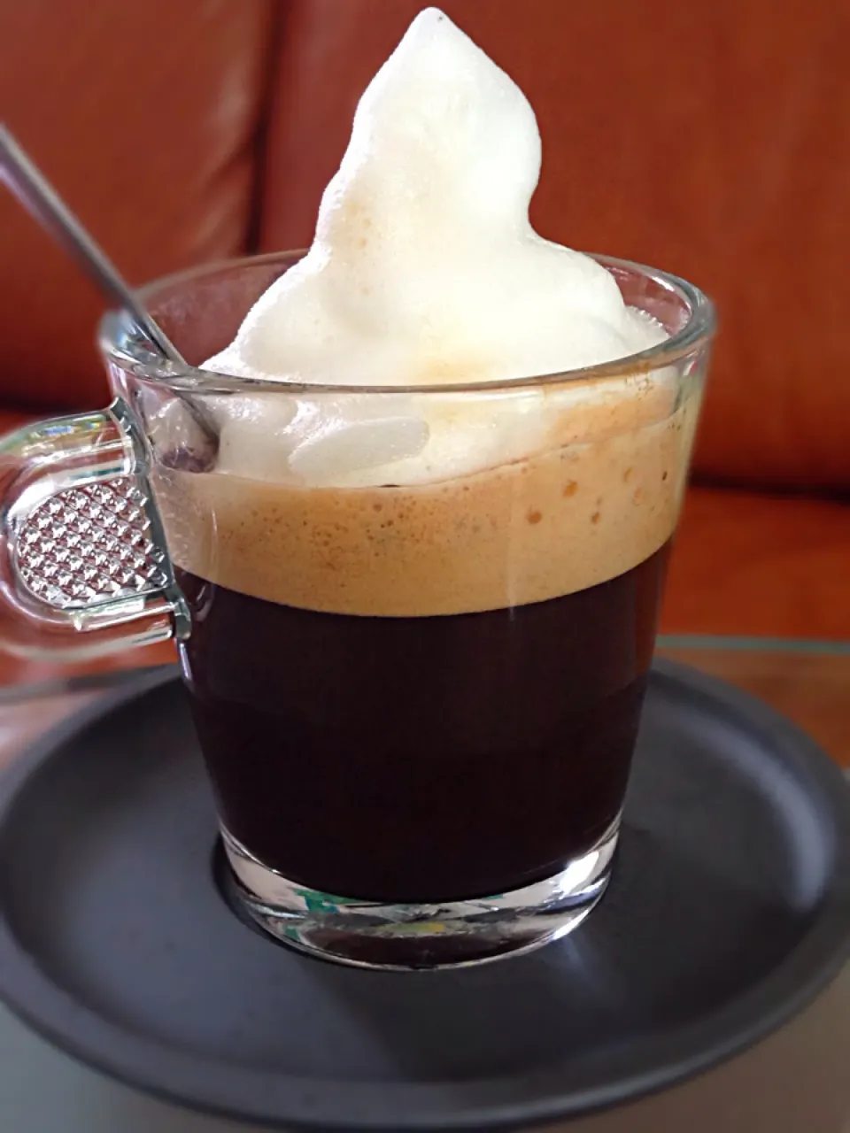 Coffee with fresh whipped milk|Aliceさん