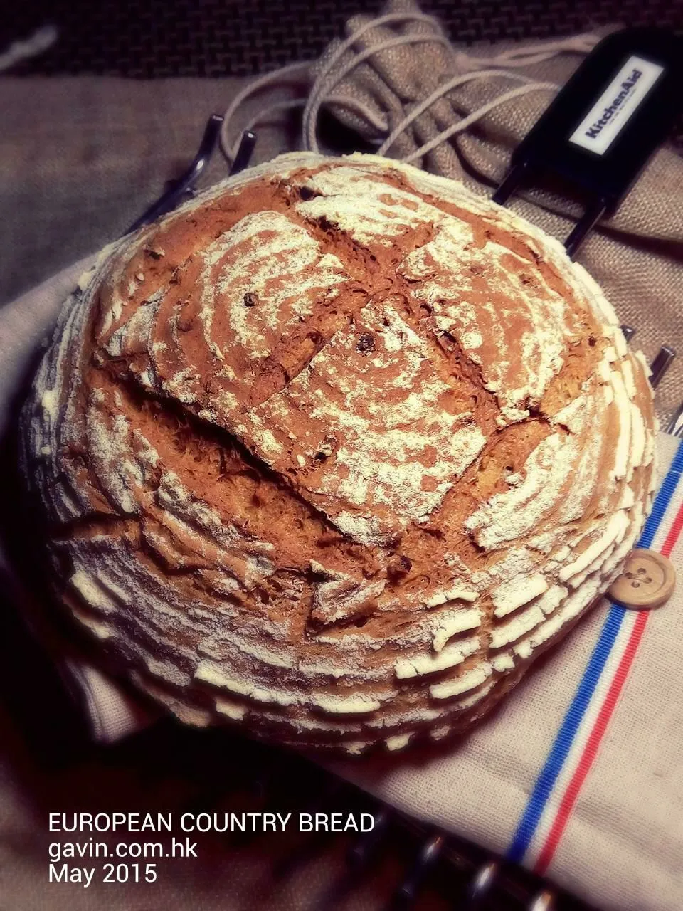 MY FIRST EUROPEAN COUNTRY BREAD.|Gavin Wong (香港の人々)さん