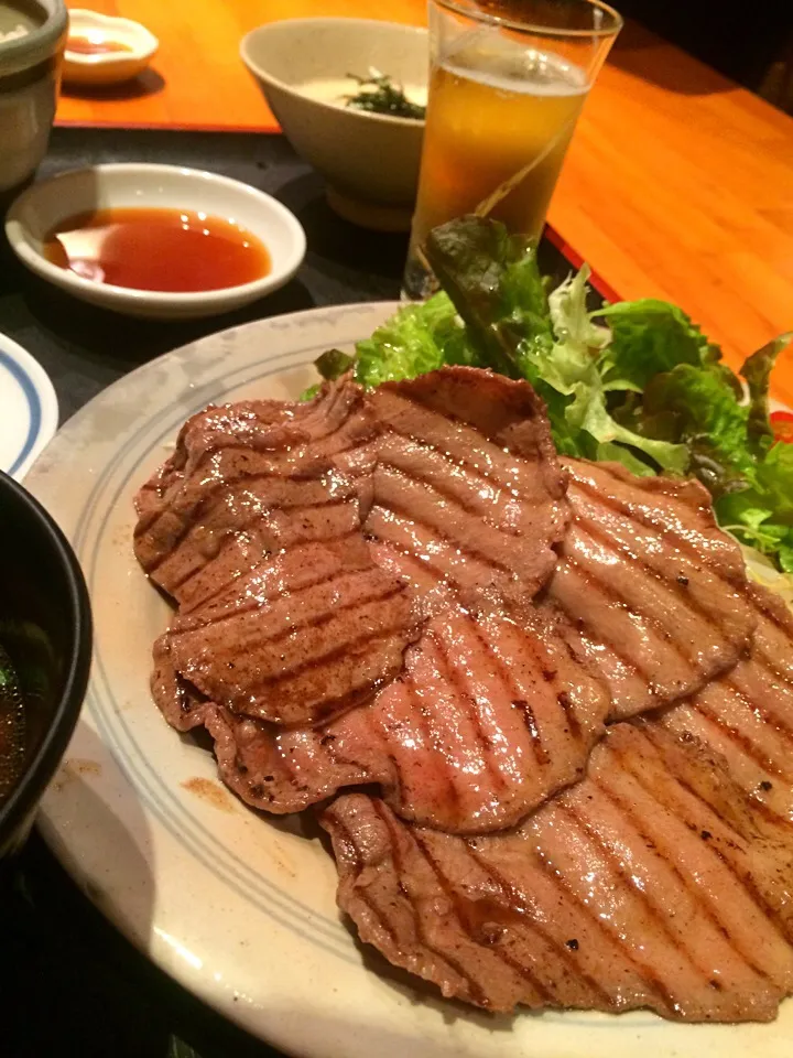 上牛タン塩焼き定食。|liccaさん