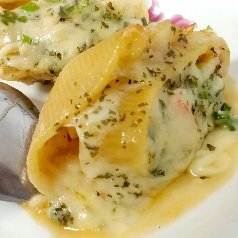 seafood stuffed shells|dotdotdotx2さん