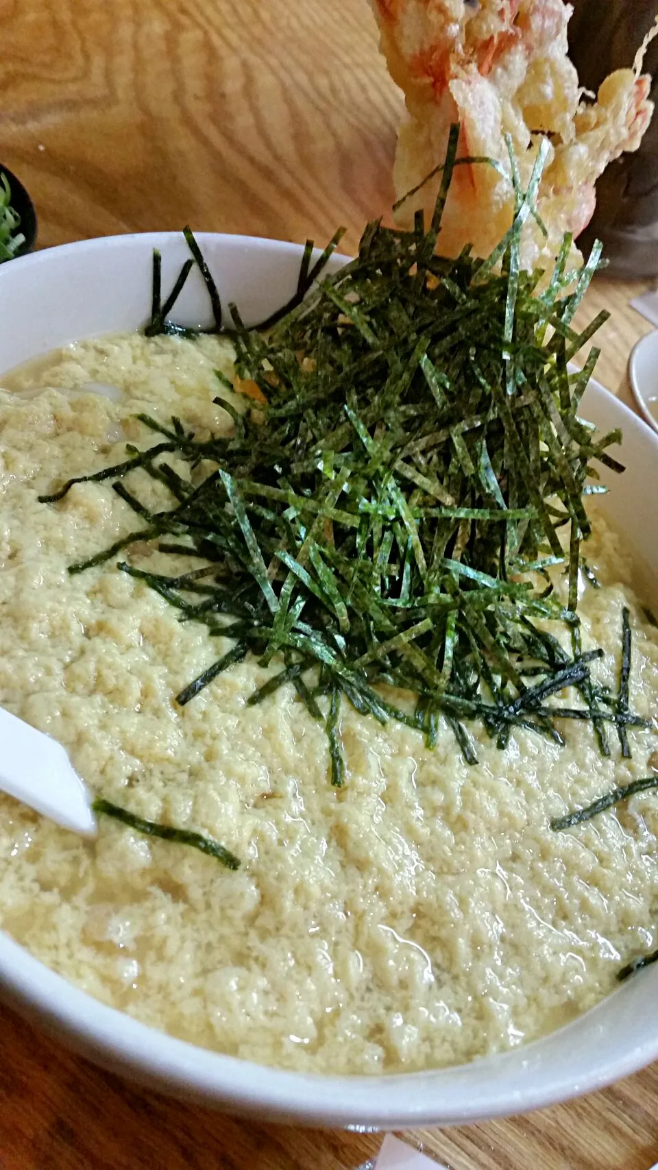 Snapdishの料理写真:大海老天とじうどん|岸田繁さん