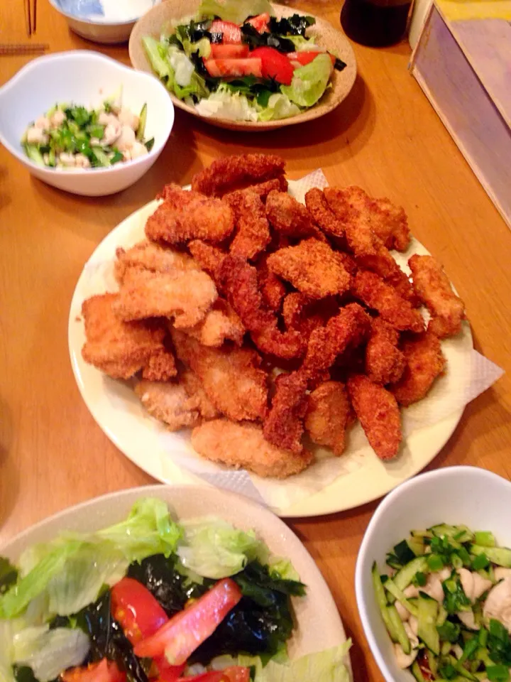 Snapdishの料理写真:鶏胸肉のカレー味チキンカツ|Tsukizen Kuroiwaさん