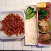 Snapdishの料理写真:夫お弁当|norincyuさん