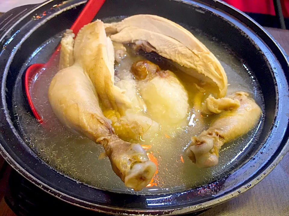 Snapdishの料理写真:Ginseng chicken hotpot|Sky Blueさん