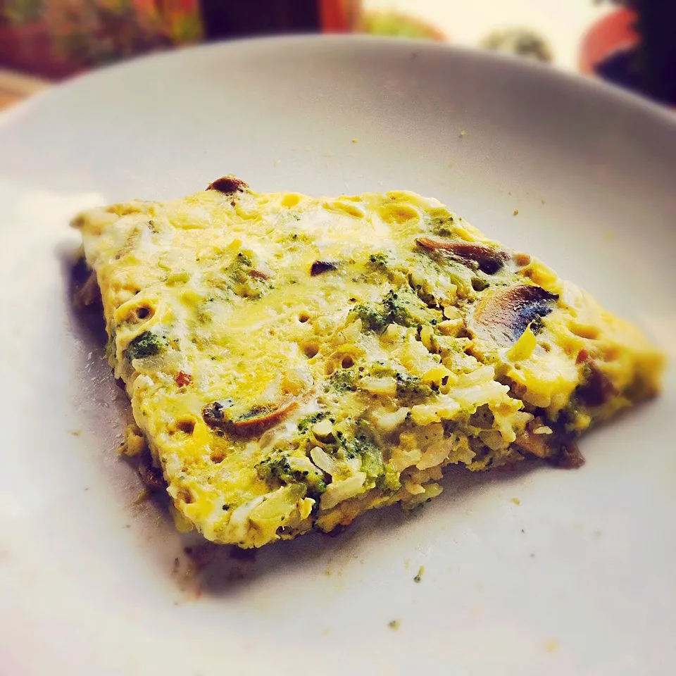 Frittata with mushroom & broccoli|Stefan Labuschagneさん