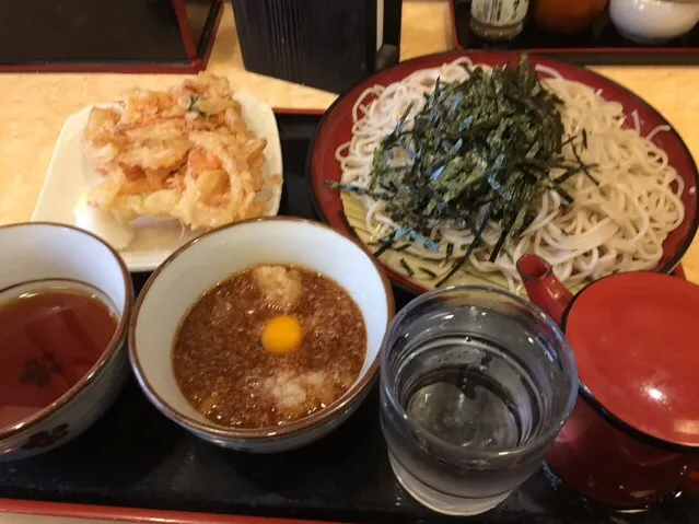 おろし蕎麦とかき揚げ|ますおさん