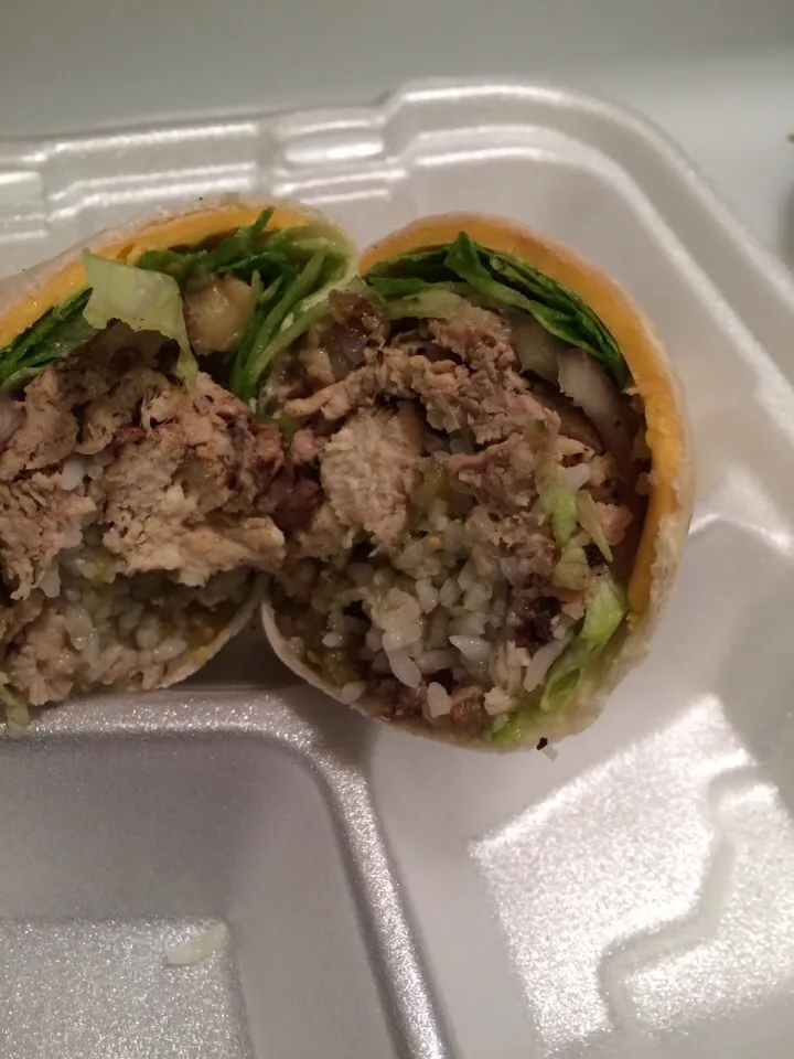 Jerk chicken burrito|teresa whiteさん