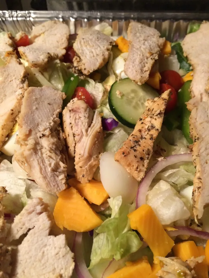 Jerk chicken salad|teresa whiteさん