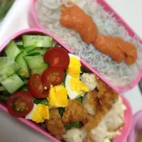 Snapdishの料理写真:コブサラダ弁当|mikuさん