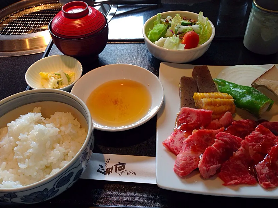 炭火焼肉定食|Sachiko Fujimotoさん