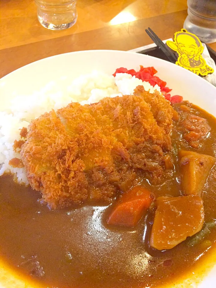 あかねの湯の、三元豚のロースかつカレー996kcal|大阪カレー部長さん