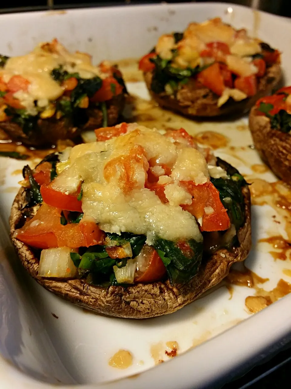 Baked Portabella #mushroom #Vegan|claireさん