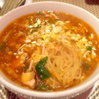 Snapdishの料理写真:酸辣湯麺|にゃちさん