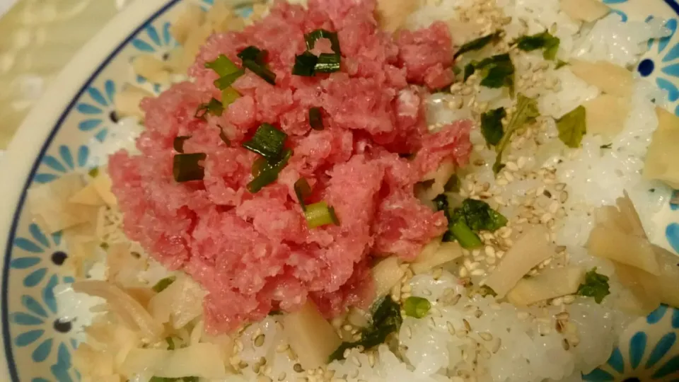 ネギトロ丼です|あまねさん