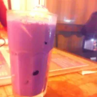 Snapdishの料理写真:ice taro latte|Citra Indahさん