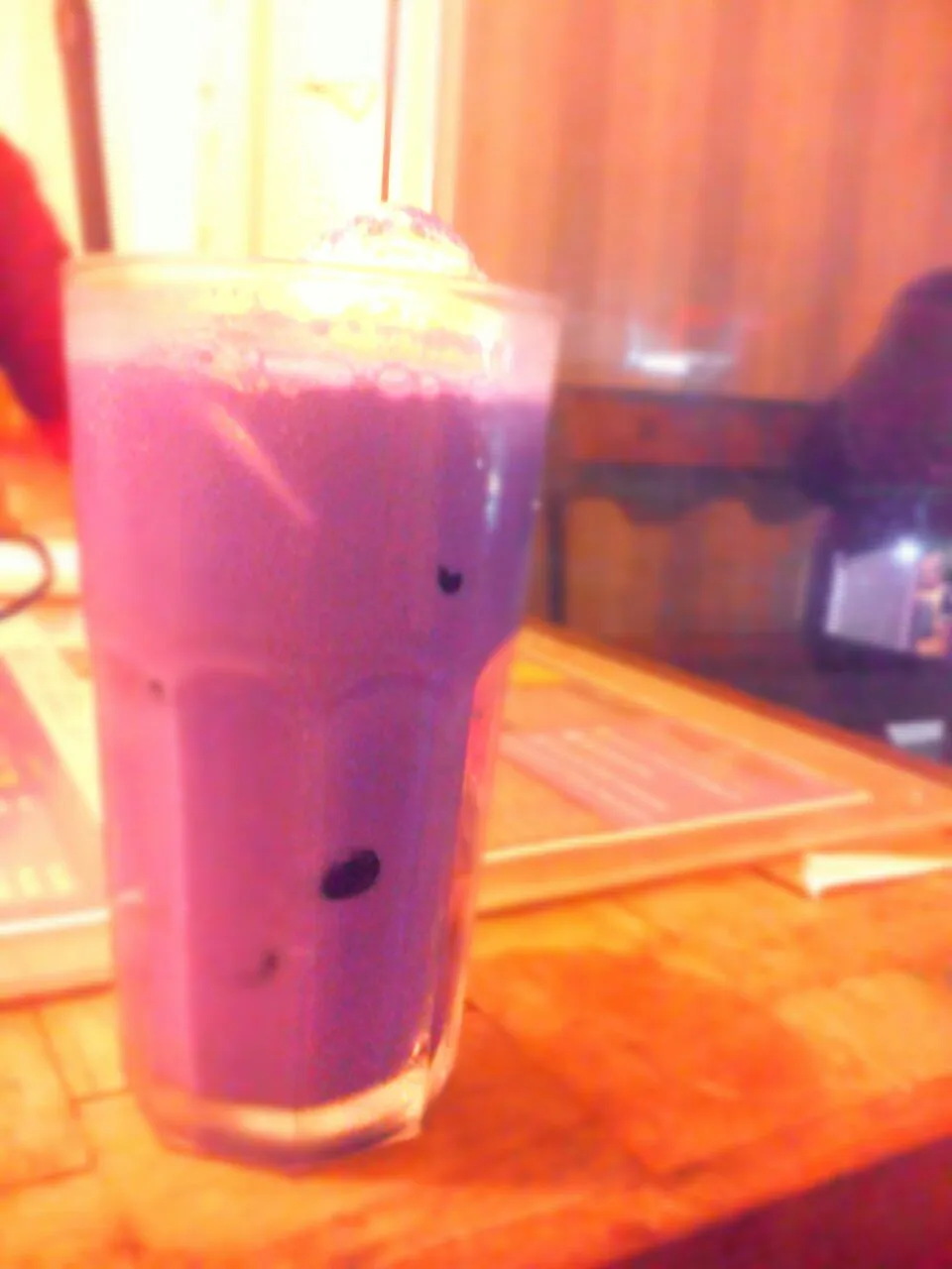 Snapdishの料理写真:ice taro latte|Citra Indahさん