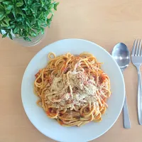 Snapdishの料理写真:Greek Style Pasta|Cornelia Sandersさん