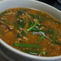 Snapdishの料理写真:台湾ラーメン風あんかけ麺|chackさん