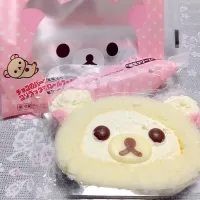 ローソンのリラックマロールケーキ✌️|みっくんさん