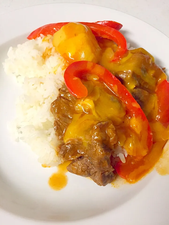 Beef caldereta with cheese|Janeさん