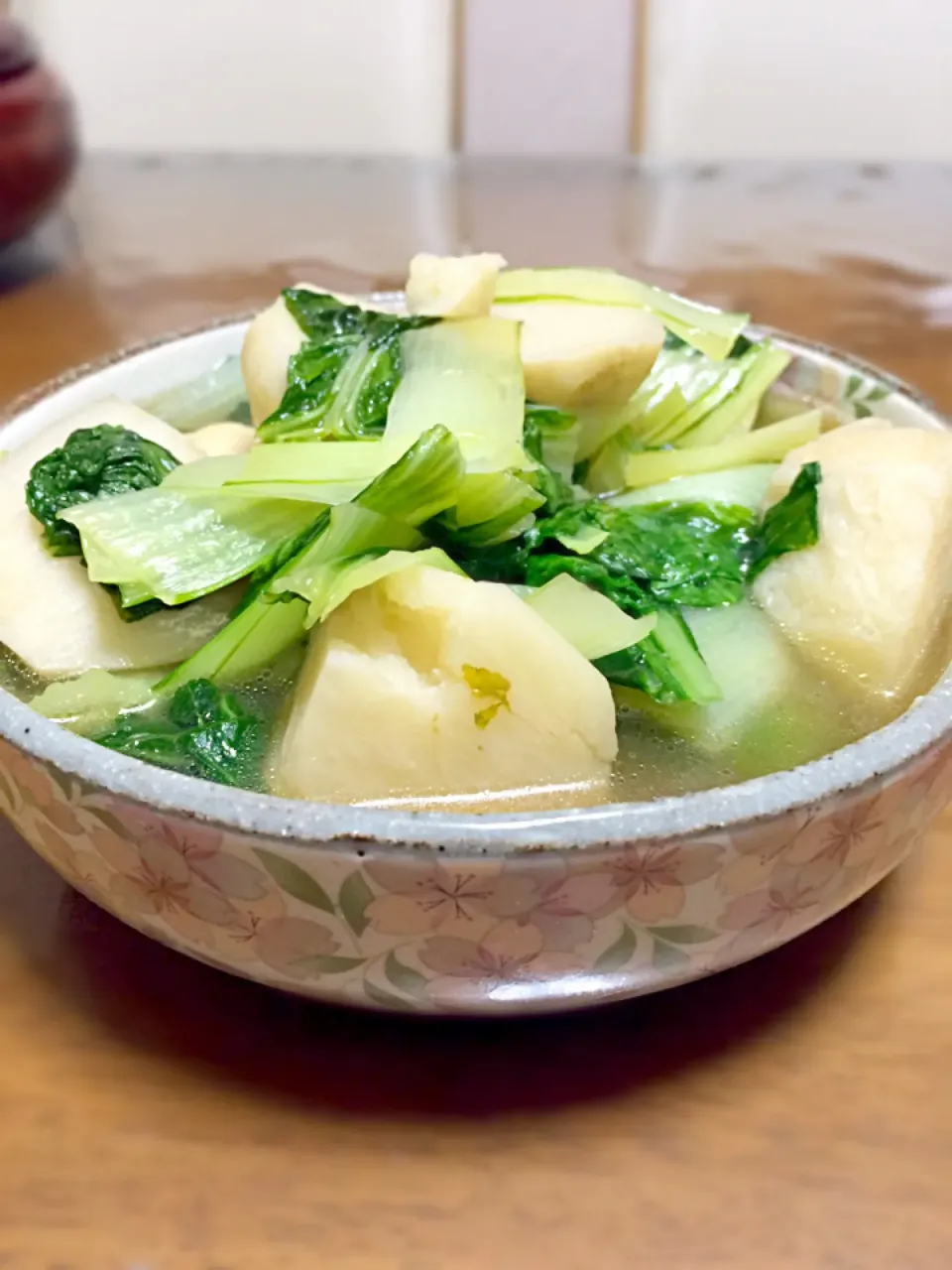 里芋としろ菜の煮物|みっちんさん