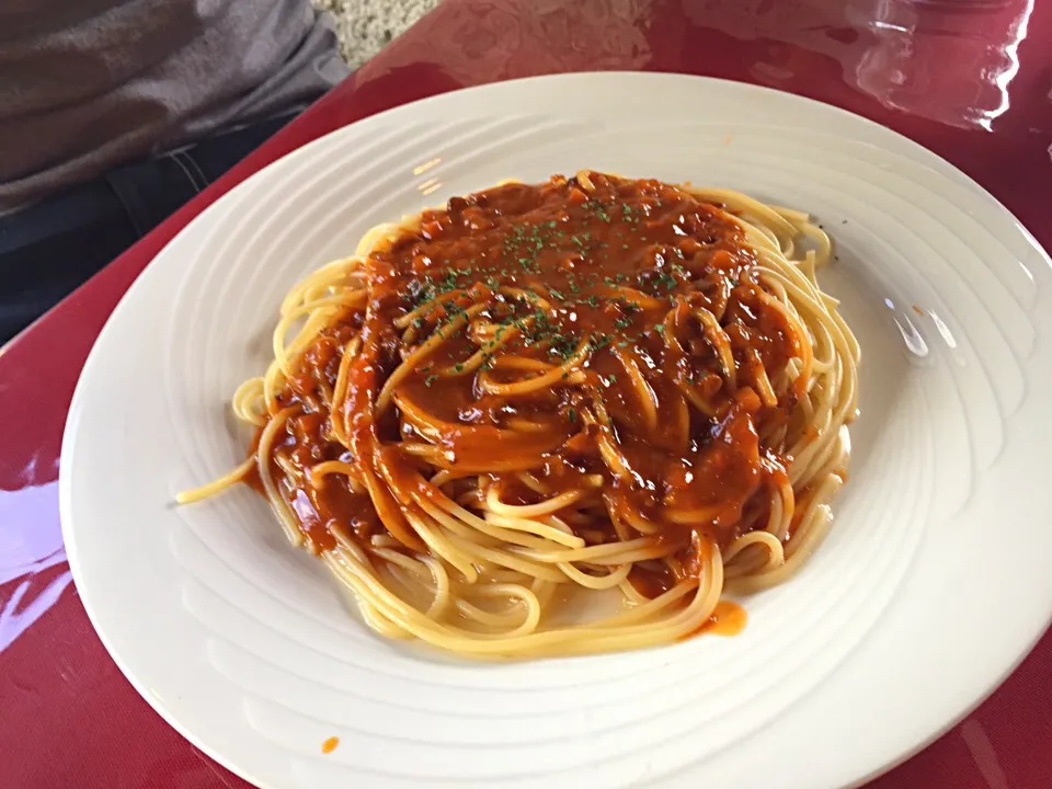 Meat sauce spaghetti|joさん