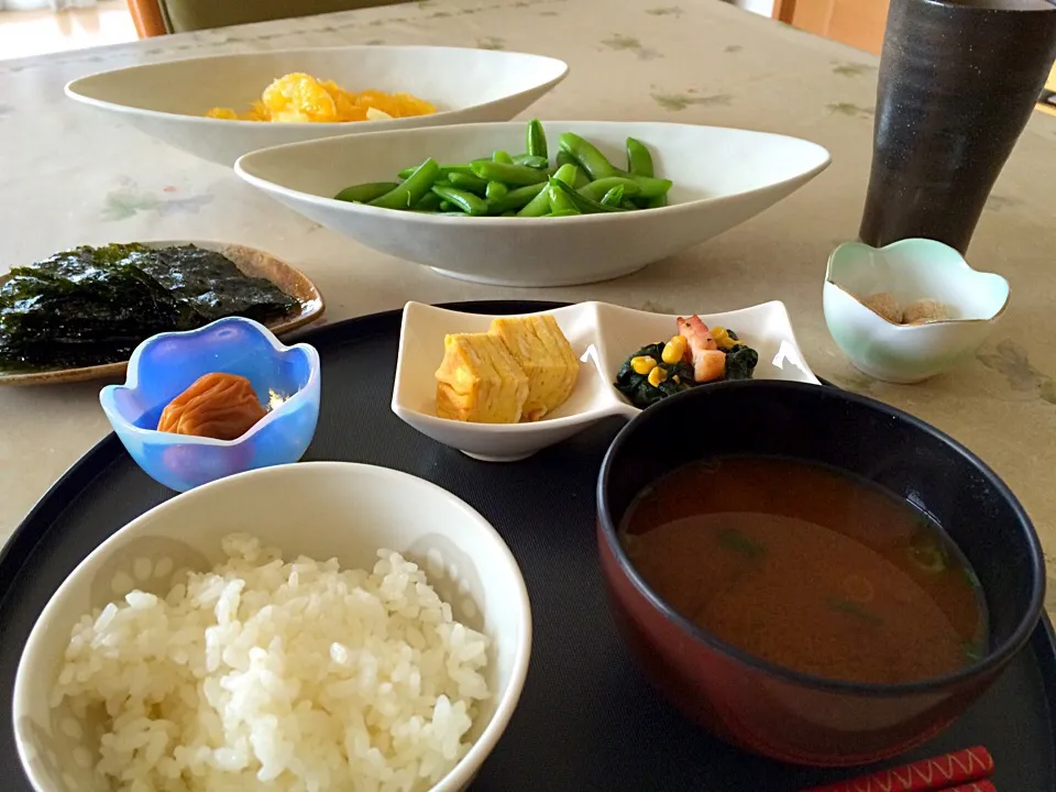 久々にちゃんと自宅で朝ごはん😊|makoさん